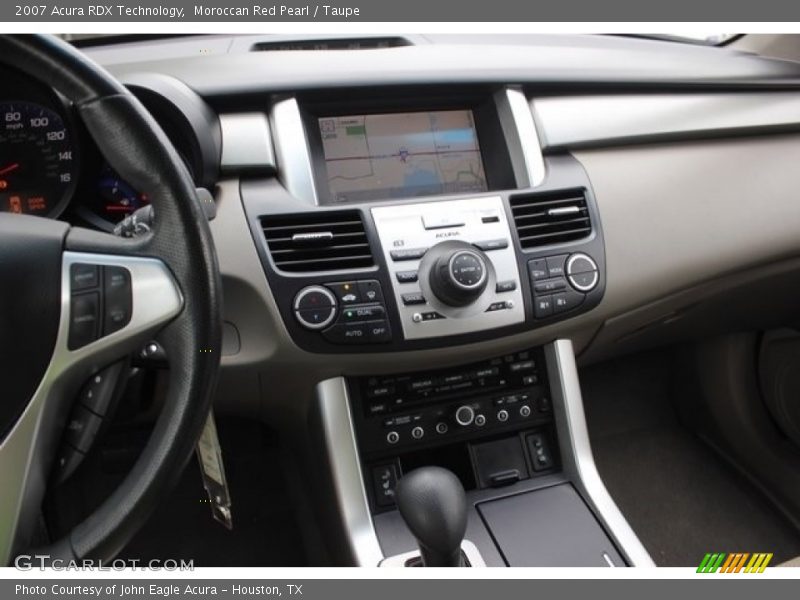 Moroccan Red Pearl / Taupe 2007 Acura RDX Technology