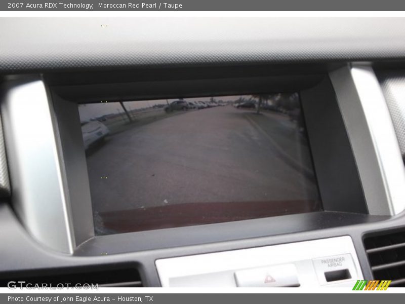 Moroccan Red Pearl / Taupe 2007 Acura RDX Technology