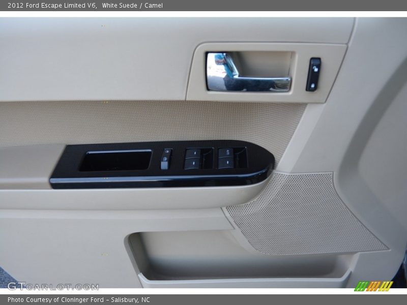 White Suede / Camel 2012 Ford Escape Limited V6