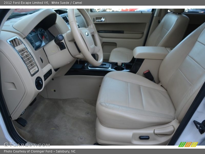 White Suede / Camel 2012 Ford Escape Limited V6