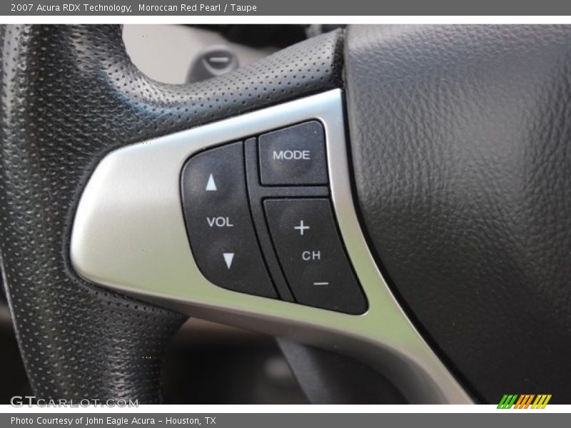 Moroccan Red Pearl / Taupe 2007 Acura RDX Technology
