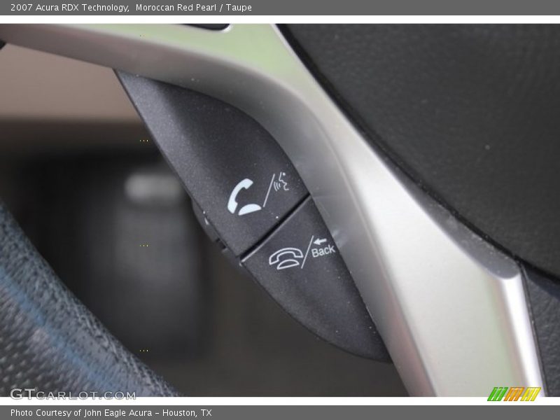Moroccan Red Pearl / Taupe 2007 Acura RDX Technology