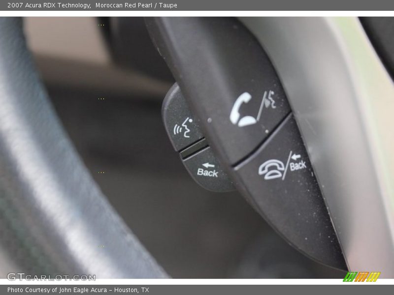 Moroccan Red Pearl / Taupe 2007 Acura RDX Technology