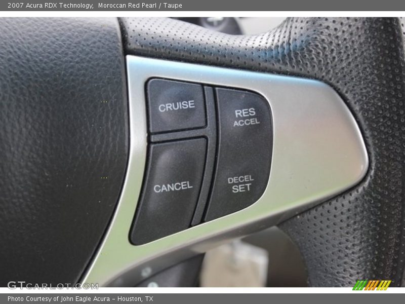 Moroccan Red Pearl / Taupe 2007 Acura RDX Technology