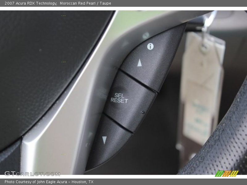 Moroccan Red Pearl / Taupe 2007 Acura RDX Technology