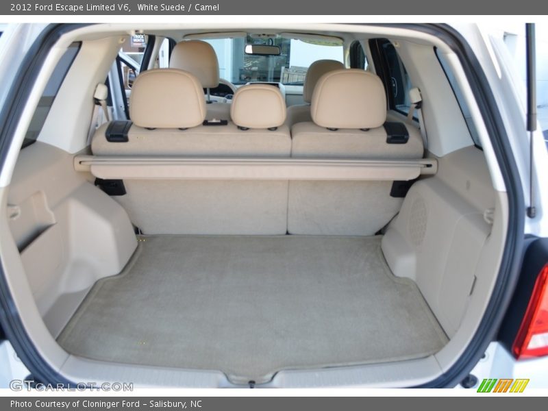 White Suede / Camel 2012 Ford Escape Limited V6