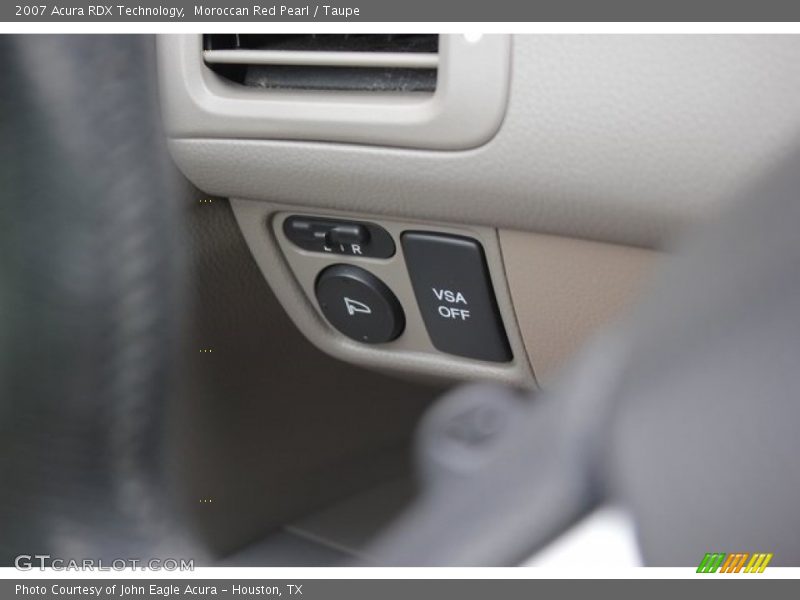 Moroccan Red Pearl / Taupe 2007 Acura RDX Technology