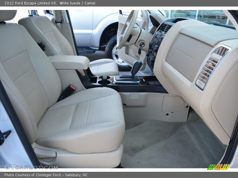 White Suede / Camel 2012 Ford Escape Limited V6