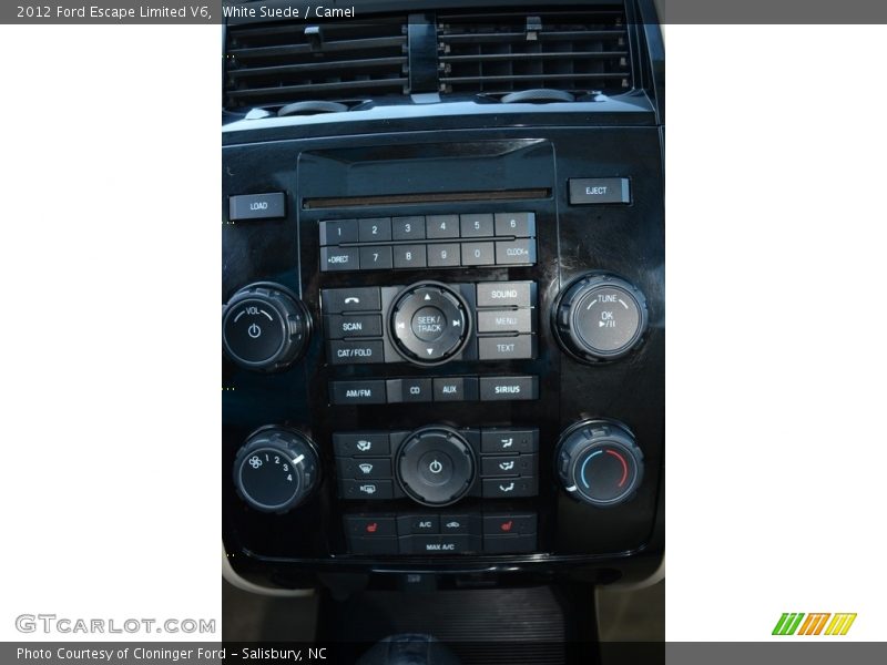 White Suede / Camel 2012 Ford Escape Limited V6