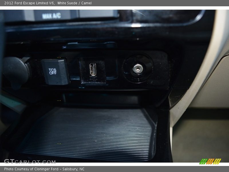 White Suede / Camel 2012 Ford Escape Limited V6