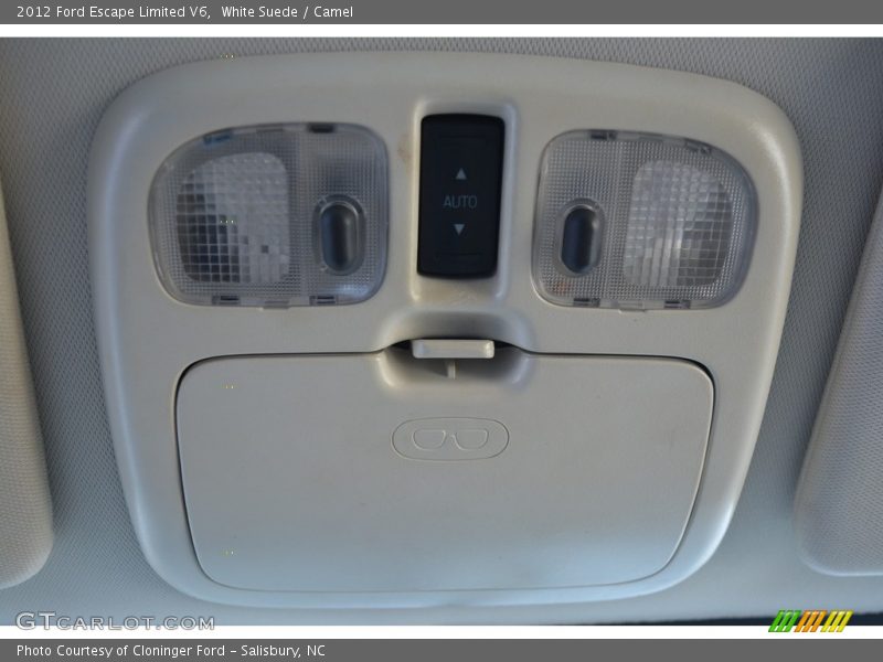 White Suede / Camel 2012 Ford Escape Limited V6