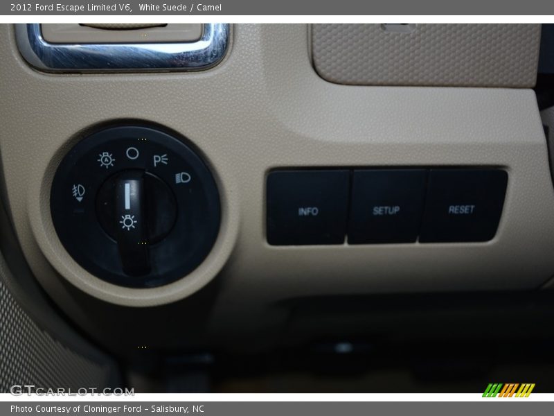White Suede / Camel 2012 Ford Escape Limited V6