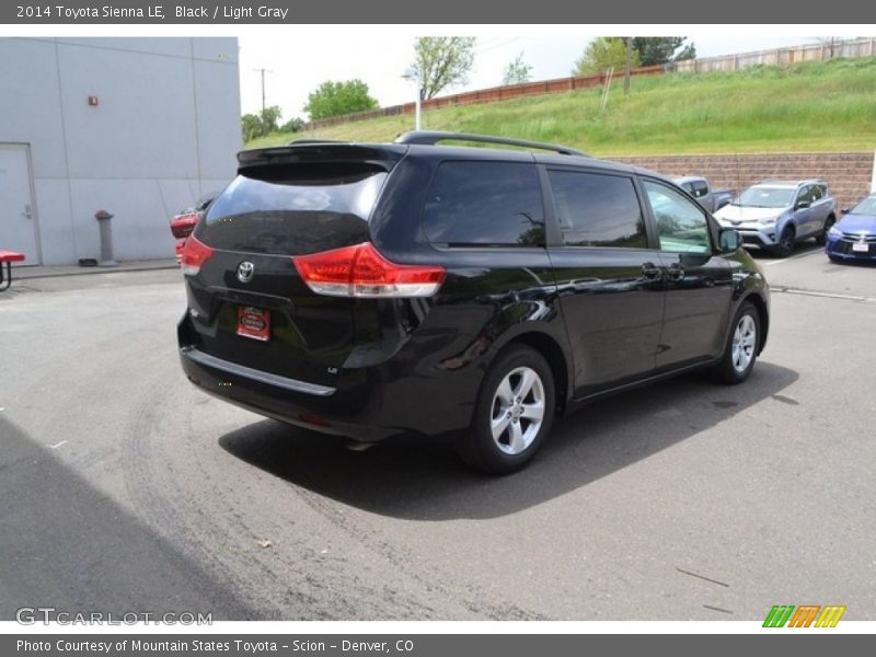 Black / Light Gray 2014 Toyota Sienna LE