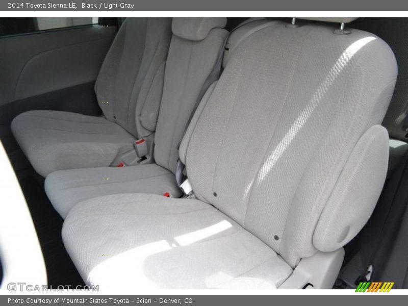 Black / Light Gray 2014 Toyota Sienna LE