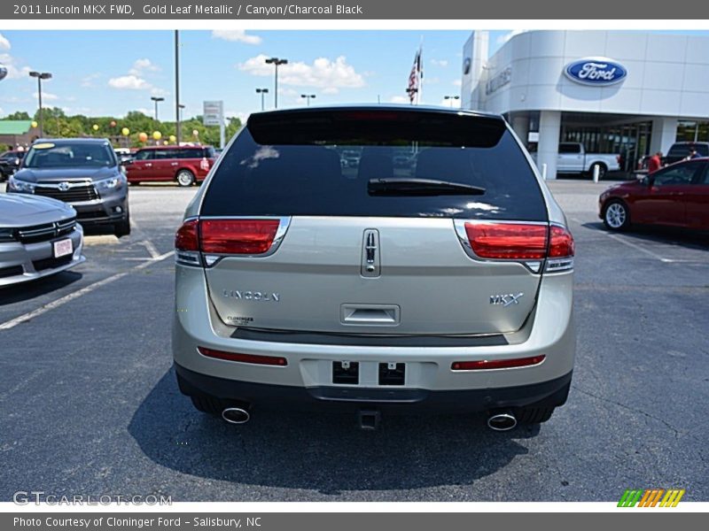 Gold Leaf Metallic / Canyon/Charcoal Black 2011 Lincoln MKX FWD
