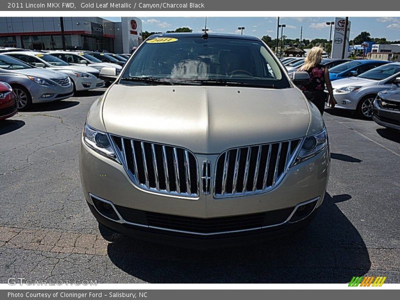 Gold Leaf Metallic / Canyon/Charcoal Black 2011 Lincoln MKX FWD