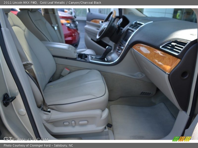 Gold Leaf Metallic / Canyon/Charcoal Black 2011 Lincoln MKX FWD
