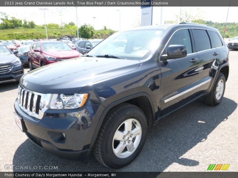 True Blue Pearl / Dark Graystone/Medium Graystone 2013 Jeep Grand Cherokee Laredo 4x4