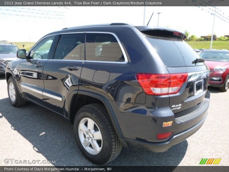True Blue Pearl / Dark Graystone/Medium Graystone 2013 Jeep Grand Cherokee Laredo 4x4