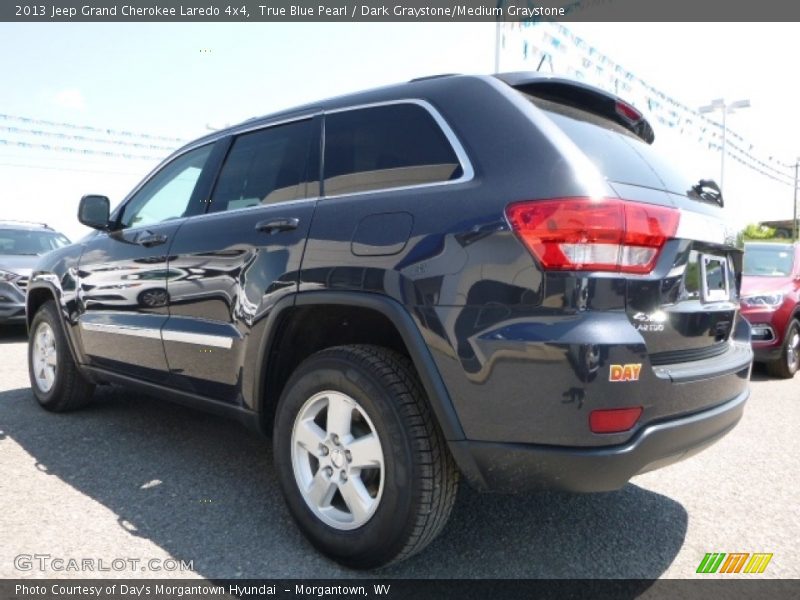 True Blue Pearl / Dark Graystone/Medium Graystone 2013 Jeep Grand Cherokee Laredo 4x4