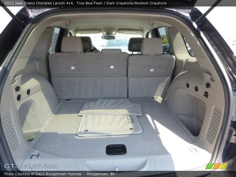 True Blue Pearl / Dark Graystone/Medium Graystone 2013 Jeep Grand Cherokee Laredo 4x4