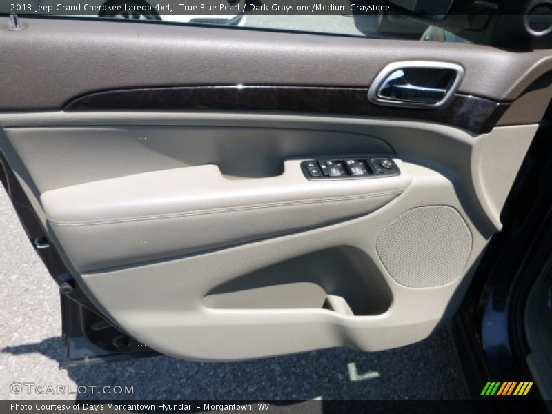 True Blue Pearl / Dark Graystone/Medium Graystone 2013 Jeep Grand Cherokee Laredo 4x4