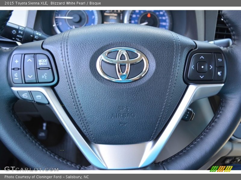 Blizzard White Pearl / Bisque 2015 Toyota Sienna XLE