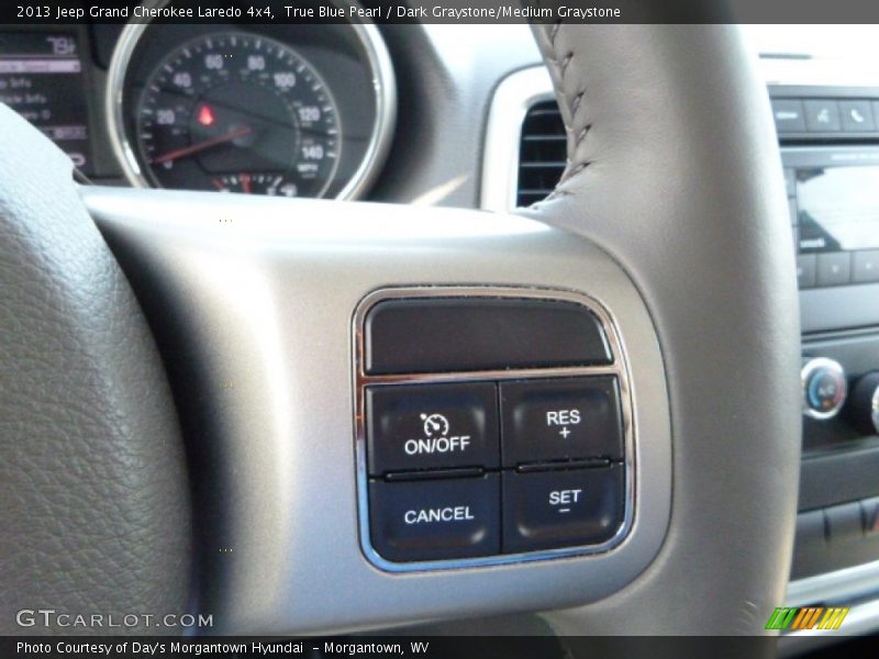 True Blue Pearl / Dark Graystone/Medium Graystone 2013 Jeep Grand Cherokee Laredo 4x4
