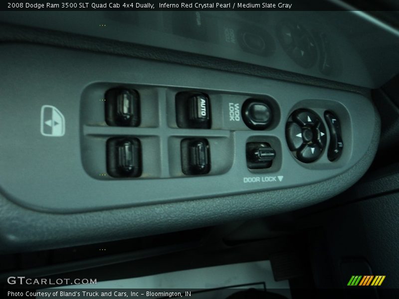 Inferno Red Crystal Pearl / Medium Slate Gray 2008 Dodge Ram 3500 SLT Quad Cab 4x4 Dually