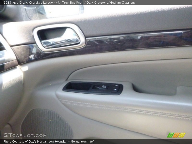 True Blue Pearl / Dark Graystone/Medium Graystone 2013 Jeep Grand Cherokee Laredo 4x4