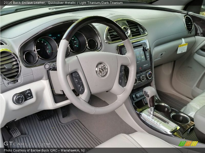 Quicksilver Metallic / Light Titanium/Dark Titanium 2016 Buick Enclave Leather