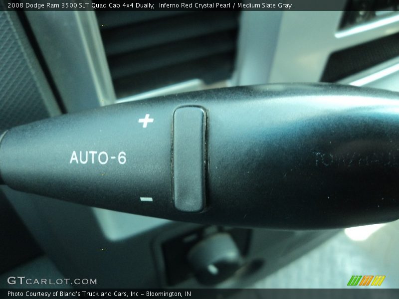 Inferno Red Crystal Pearl / Medium Slate Gray 2008 Dodge Ram 3500 SLT Quad Cab 4x4 Dually
