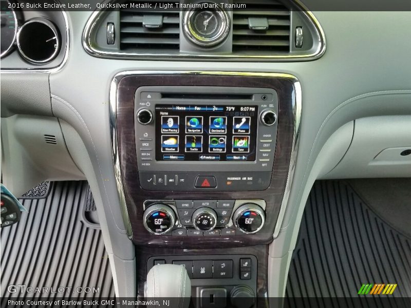 Quicksilver Metallic / Light Titanium/Dark Titanium 2016 Buick Enclave Leather