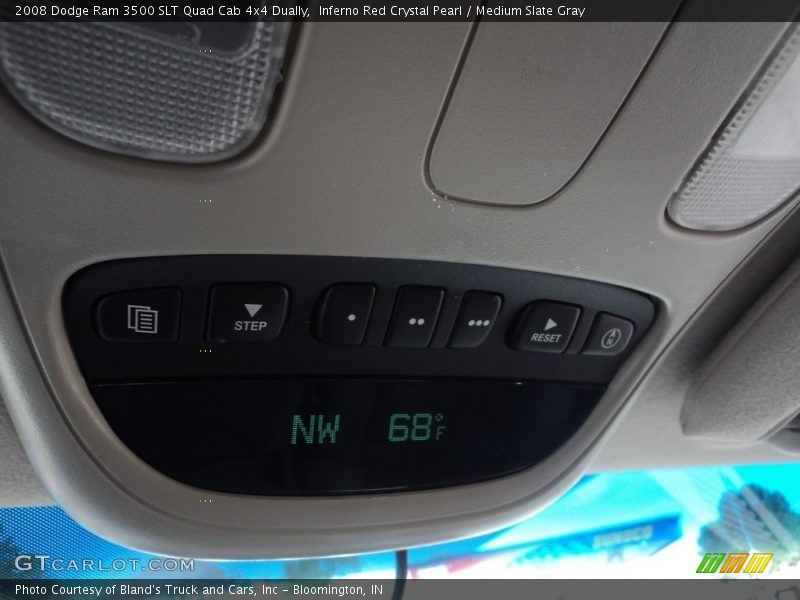 Inferno Red Crystal Pearl / Medium Slate Gray 2008 Dodge Ram 3500 SLT Quad Cab 4x4 Dually