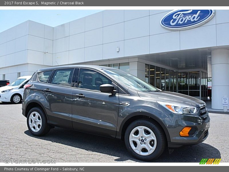 Magnetic / Charcoal Black 2017 Ford Escape S