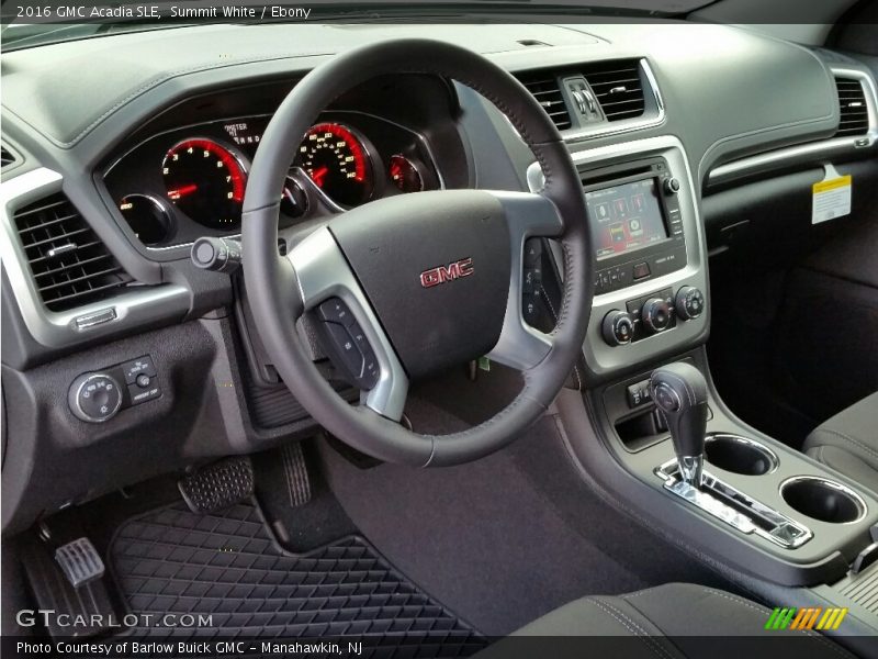 Summit White / Ebony 2016 GMC Acadia SLE