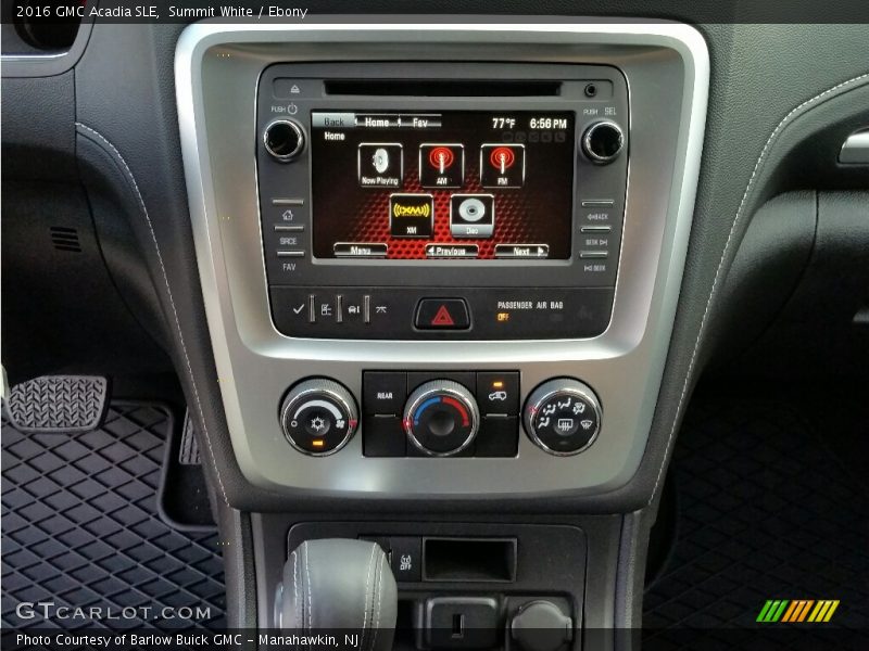 Summit White / Ebony 2016 GMC Acadia SLE