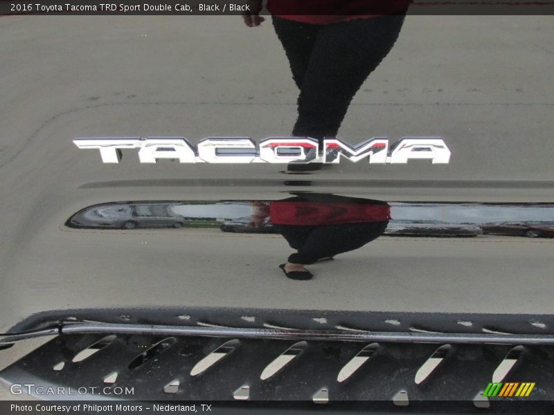 Black / Black 2016 Toyota Tacoma TRD Sport Double Cab