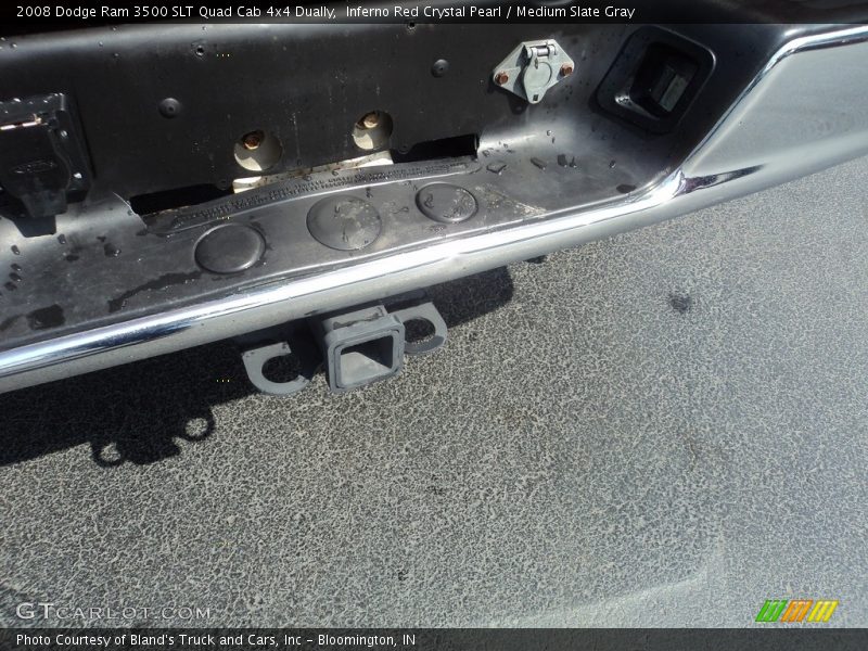 Inferno Red Crystal Pearl / Medium Slate Gray 2008 Dodge Ram 3500 SLT Quad Cab 4x4 Dually
