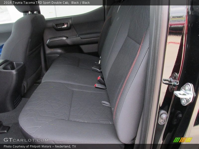 Rear Seat of 2016 Tacoma TRD Sport Double Cab
