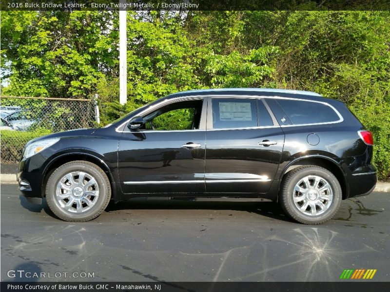 Ebony Twilight Metallic / Ebony/Ebony 2016 Buick Enclave Leather