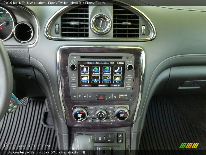 Ebony Twilight Metallic / Ebony/Ebony 2016 Buick Enclave Leather