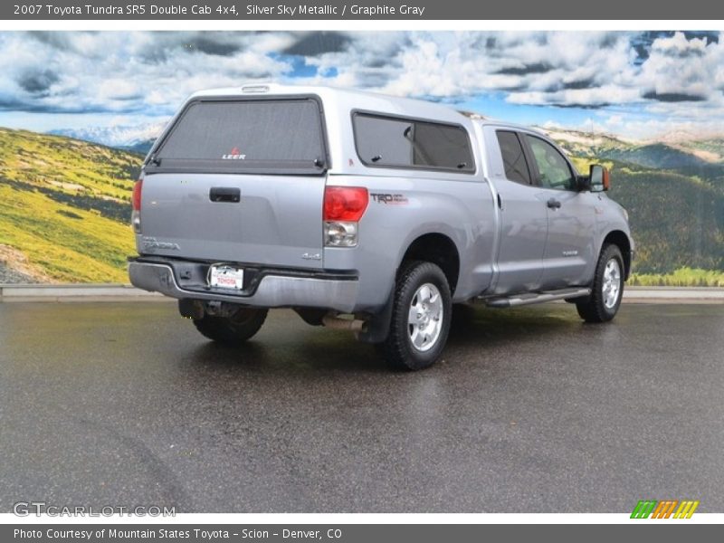 Silver Sky Metallic / Graphite Gray 2007 Toyota Tundra SR5 Double Cab 4x4