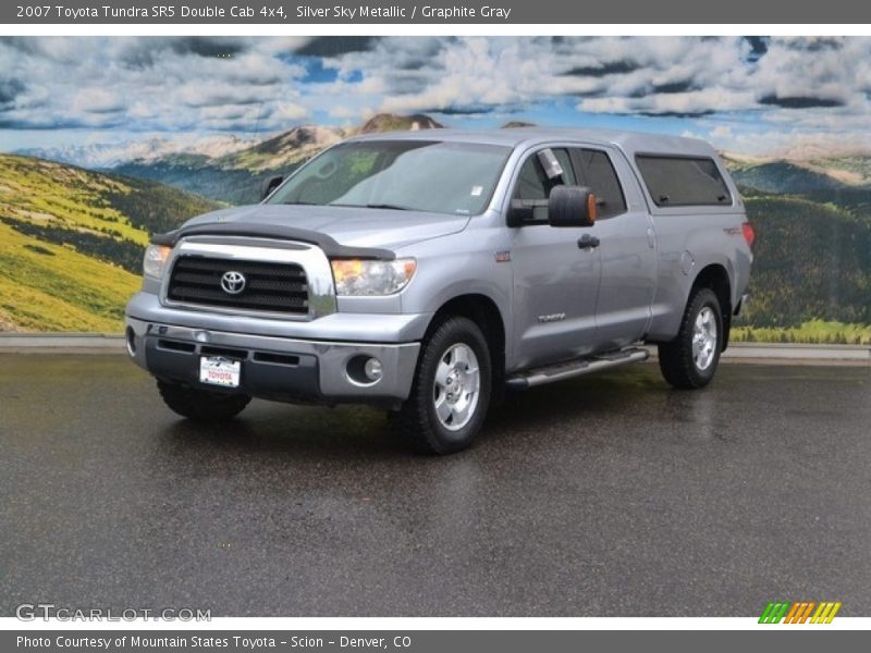 Silver Sky Metallic / Graphite Gray 2007 Toyota Tundra SR5 Double Cab 4x4