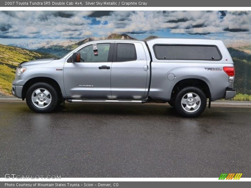 Silver Sky Metallic / Graphite Gray 2007 Toyota Tundra SR5 Double Cab 4x4