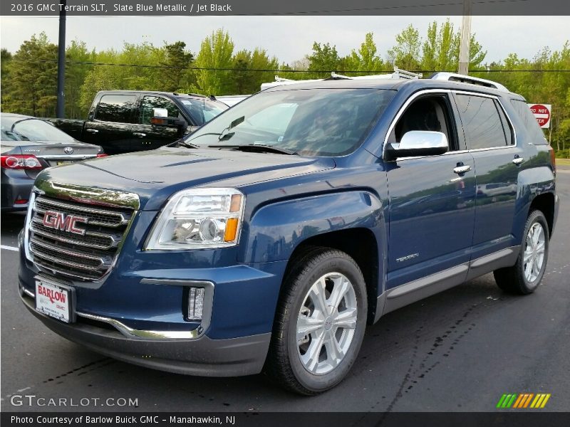 Slate Blue Metallic / Jet Black 2016 GMC Terrain SLT