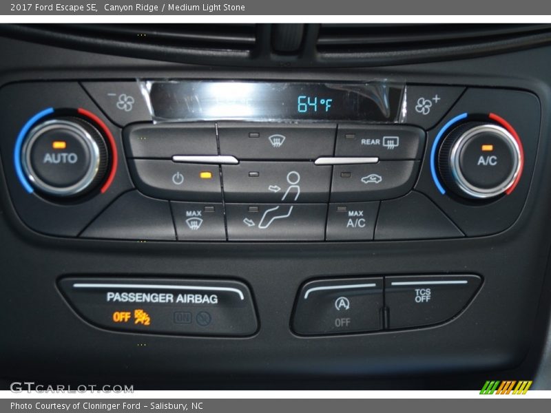 Canyon Ridge / Medium Light Stone 2017 Ford Escape SE