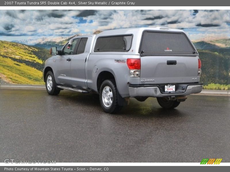 Silver Sky Metallic / Graphite Gray 2007 Toyota Tundra SR5 Double Cab 4x4