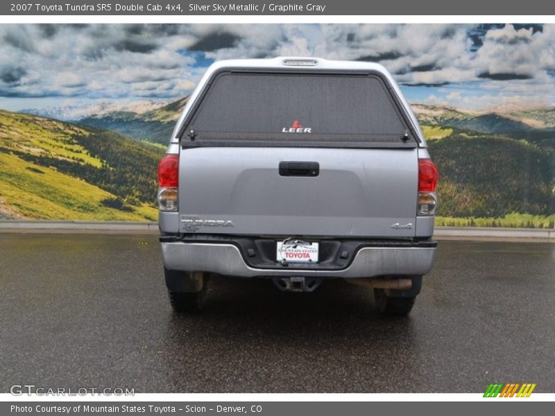 Silver Sky Metallic / Graphite Gray 2007 Toyota Tundra SR5 Double Cab 4x4