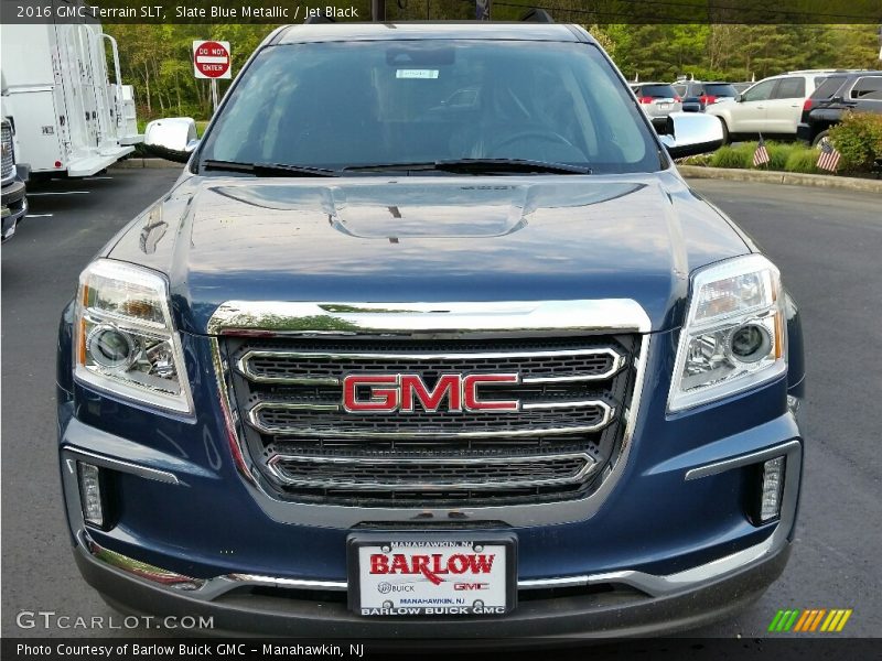 Slate Blue Metallic / Jet Black 2016 GMC Terrain SLT